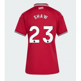Manchester United Luke Shaw #23 Hjemme skjorte til dame 2026-27 Kortermet